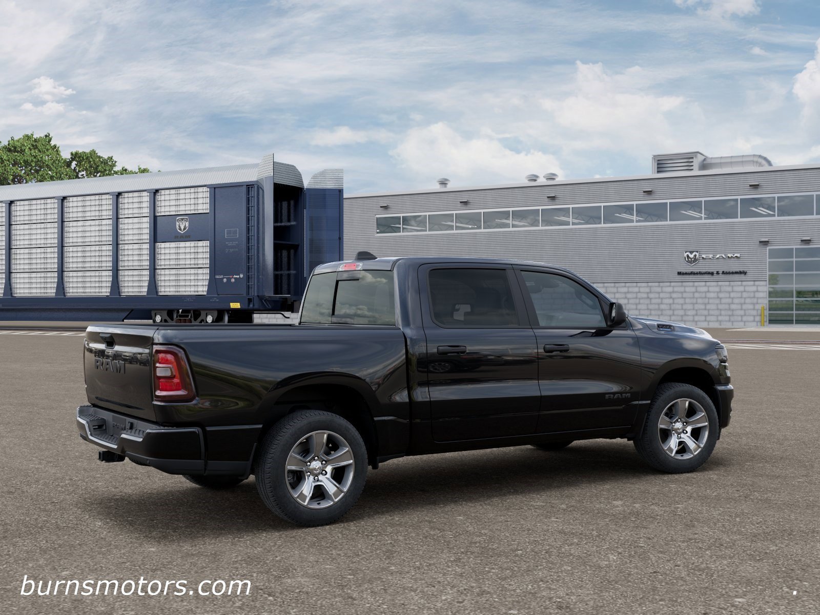 New 2026 Diamond Black Crystal Pearl-Coat Exterior Paint RAM Express image 4