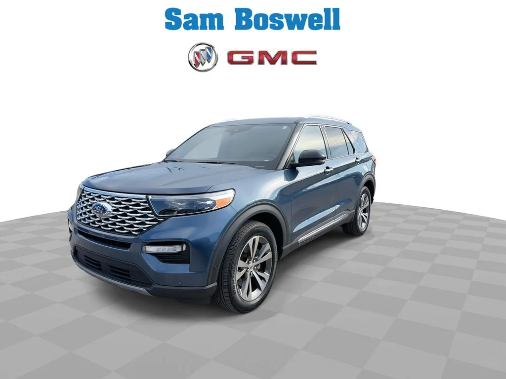 Used 2020 Blue Ford Platinum image 4