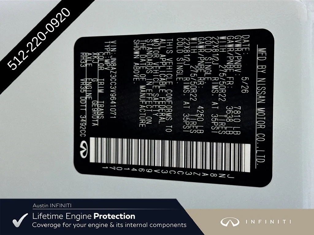 New 2027 White INFINITI AUTOGRAPH image 46