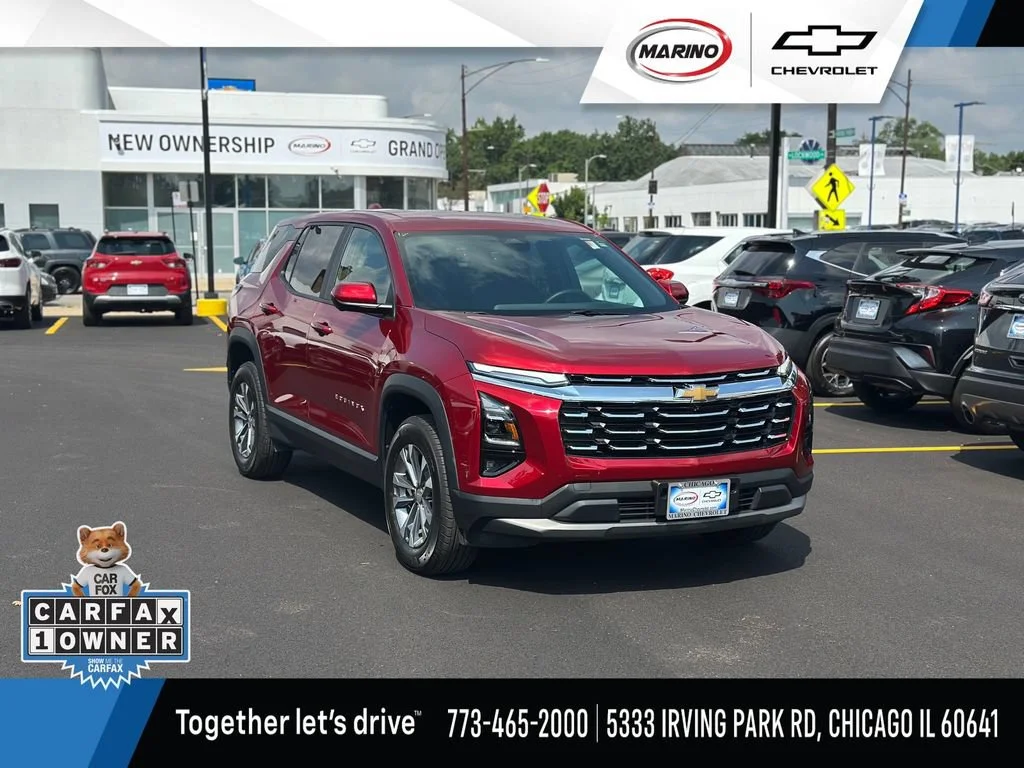 Used 2025 Radiant Red Tintcoat Chevrolet LT image 1