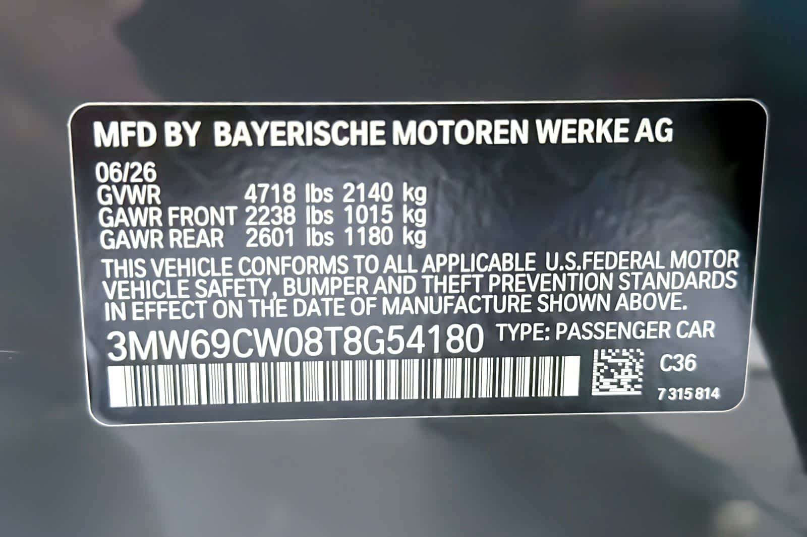 New 2026 Dravit Grey Metallic BMW 330i image 26