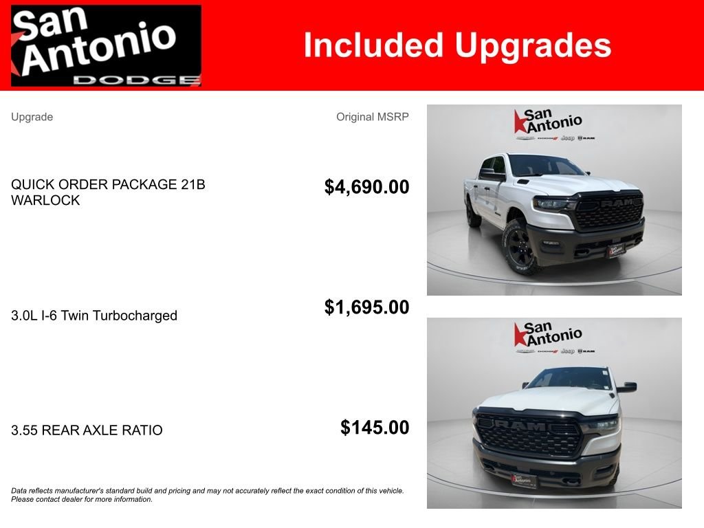 New 2026 Bright White Clear-Coat Exterior Paint RAM Warlock image 6