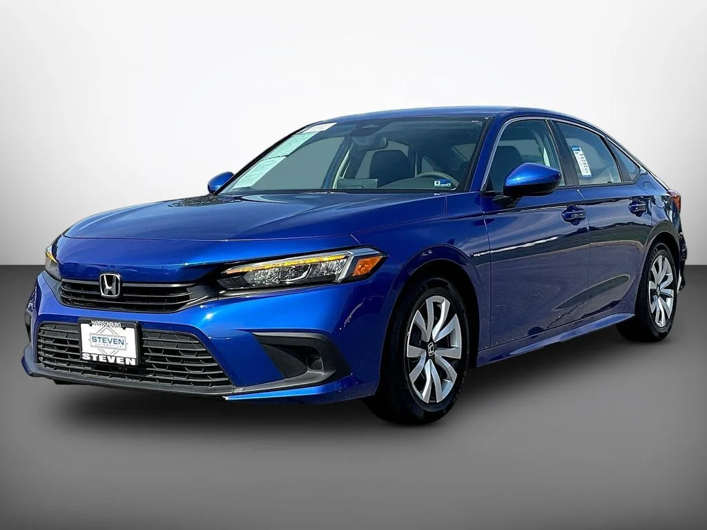 Certified Used 2024 Aegean Blue Metallic Honda LX image 3