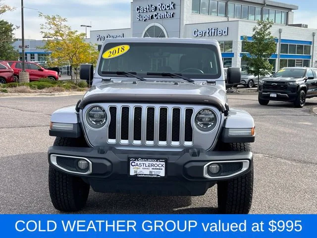 Used 2018 Silver Jeep Sahara 4x4 image 10