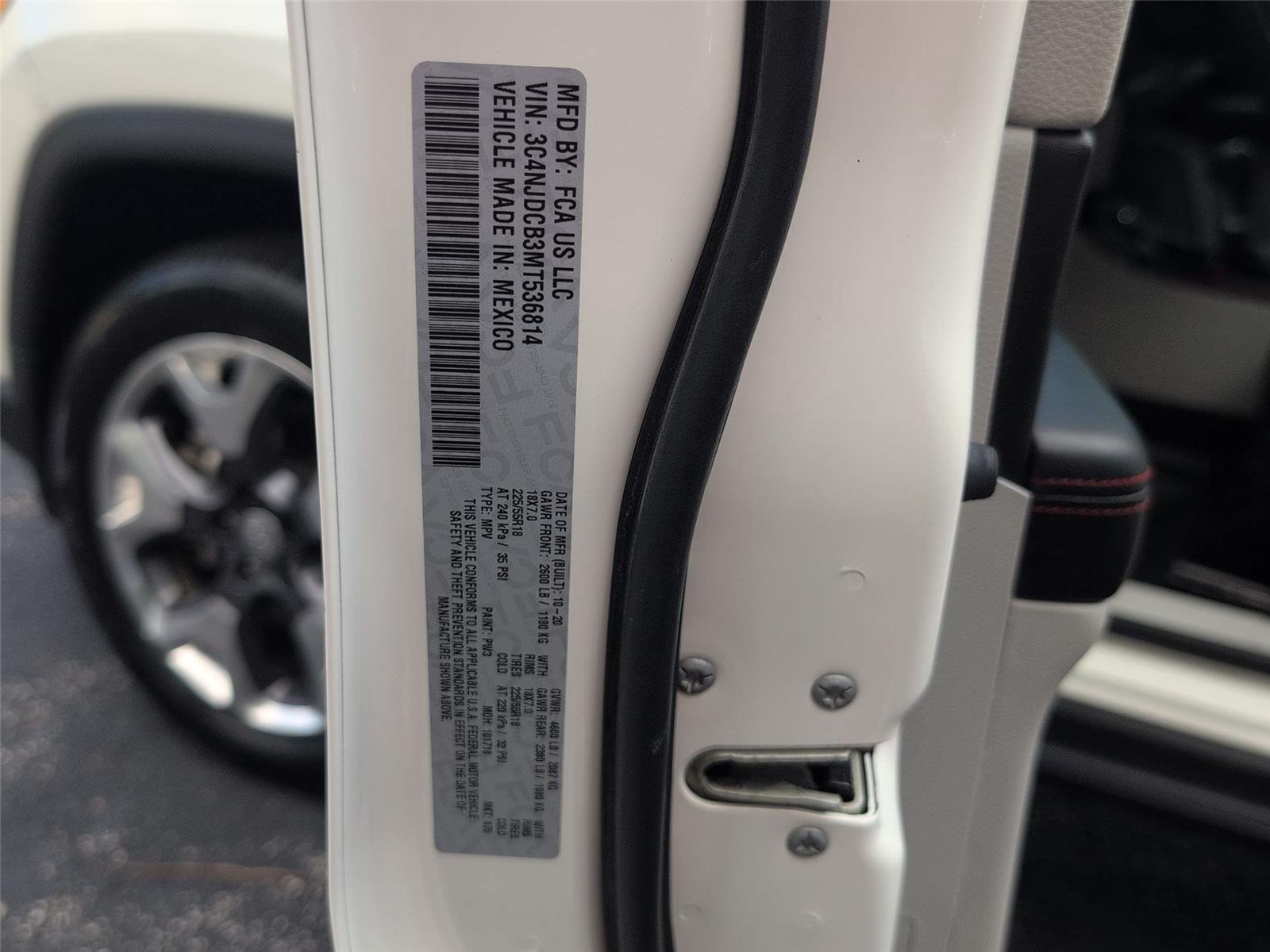 Used 2021 White Clearcoat Jeep Limited image 23