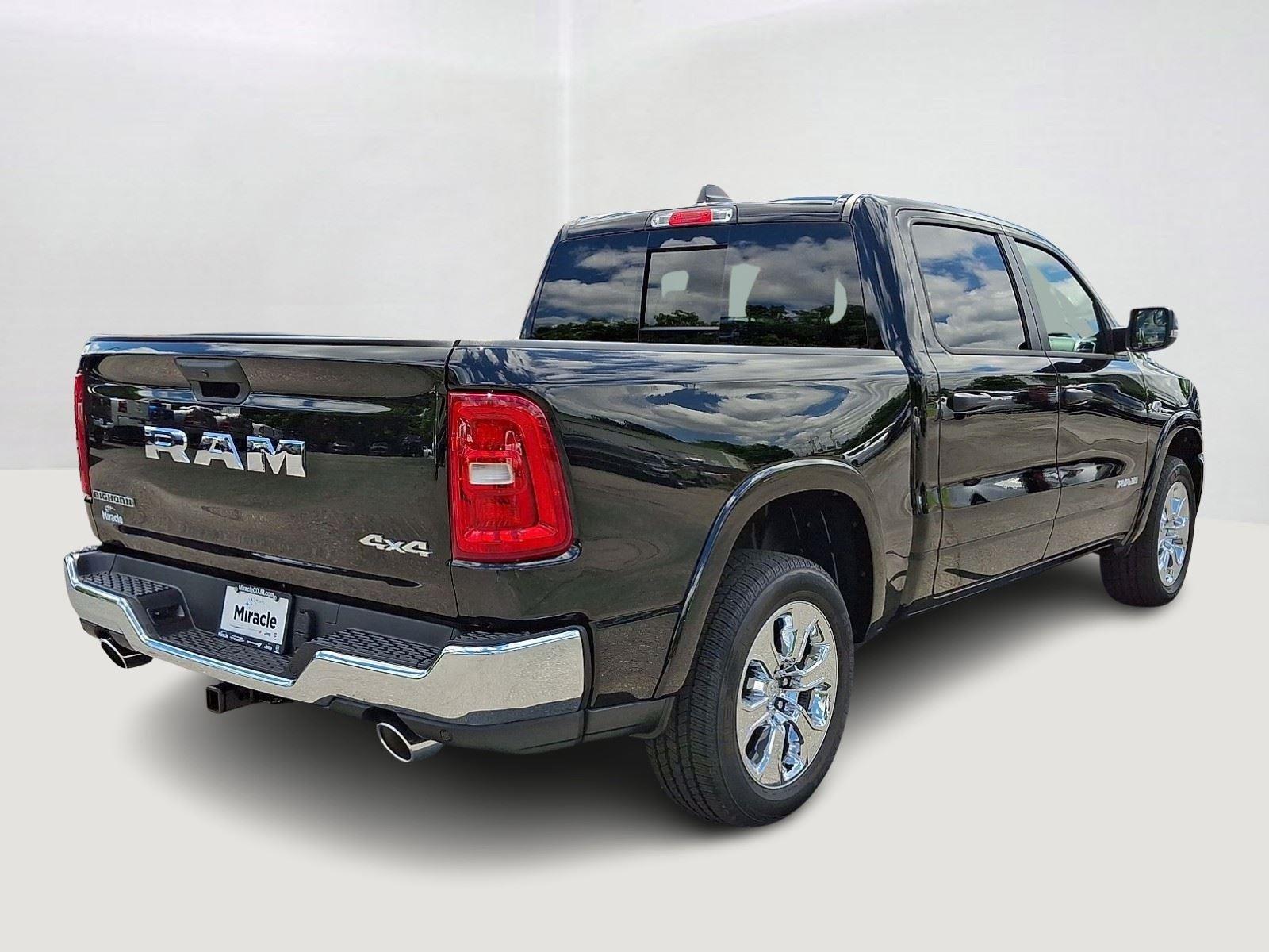 New 2026 Diamond Black Crystal Pearlcoat RAM Big Horn image 3