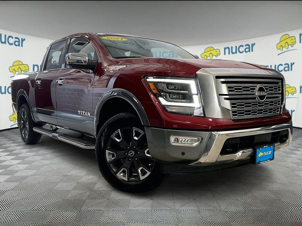 Used 2024 Cardinal Red Metallic Nissan Platinum Reserve image 1