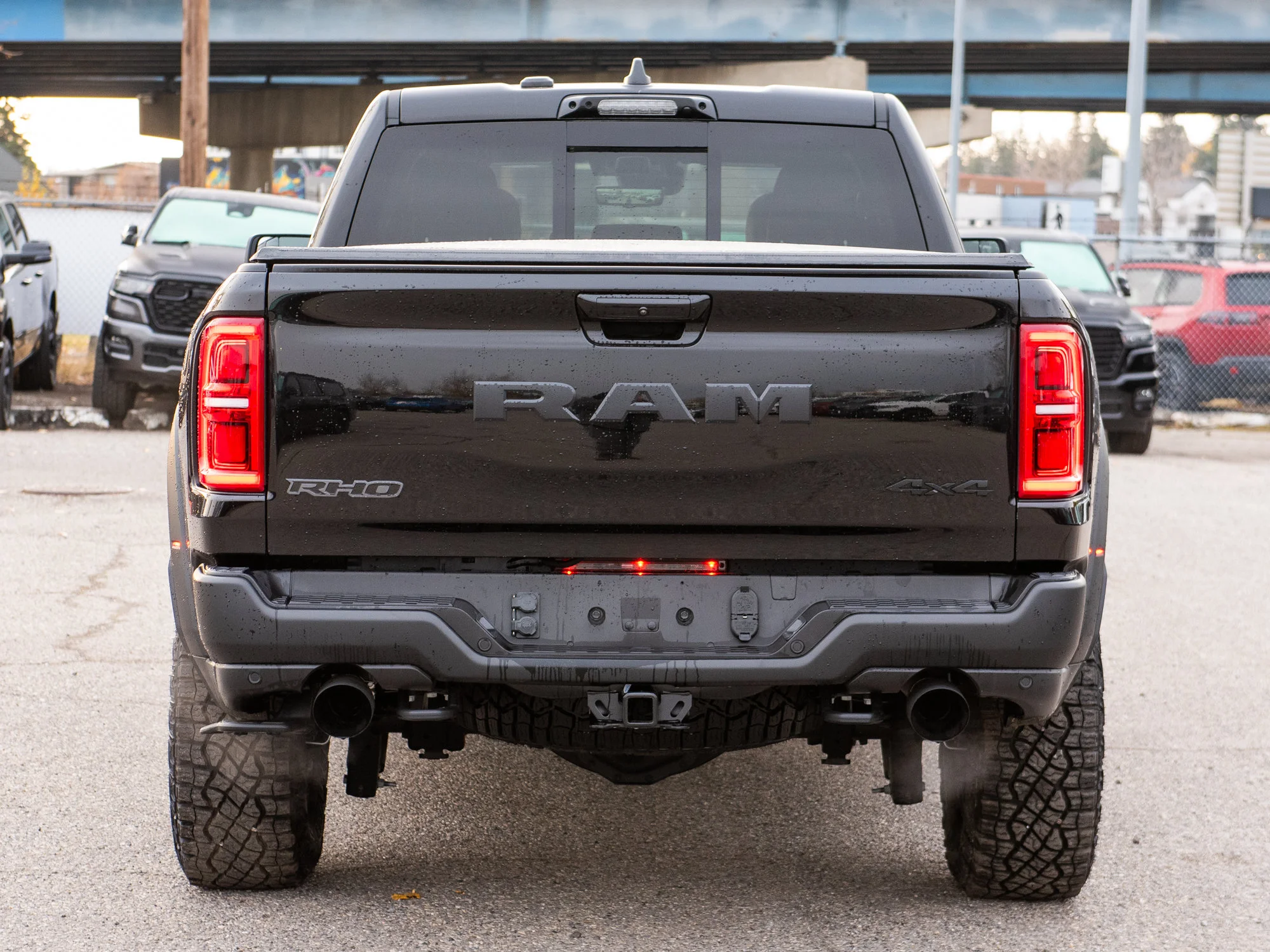 New 2026 Black RAM RHO* Crew Cab 4x4, 540HP, 35 Inch Tires, Massage Seats, Passenger Screen image 7