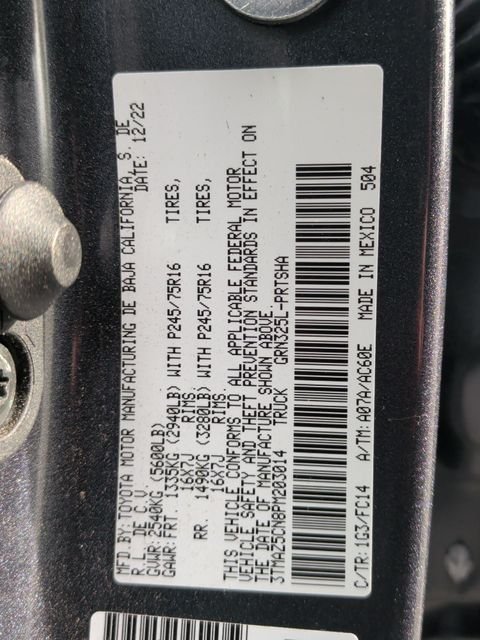 Certified Used 2023 Gray Toyota SR5 image 35