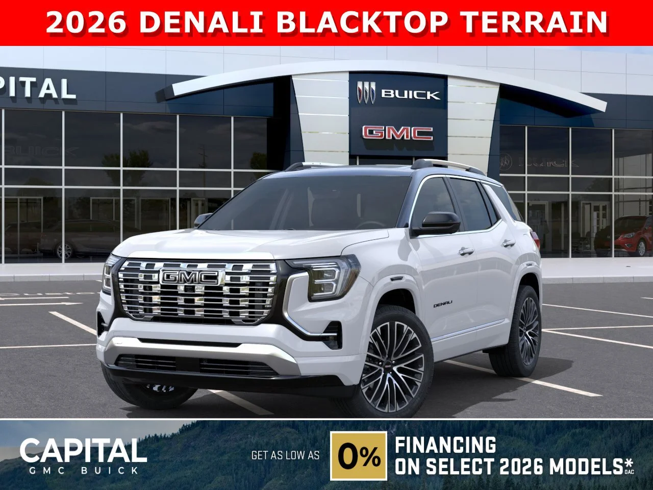 New 2026 Summit White GMC AWD Denali image 1