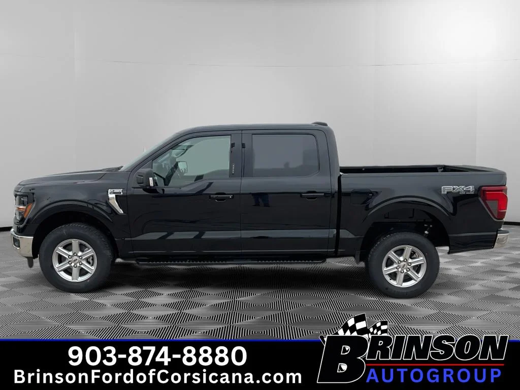 New 2026 Agate Black Metallic Ford XLT image 3
