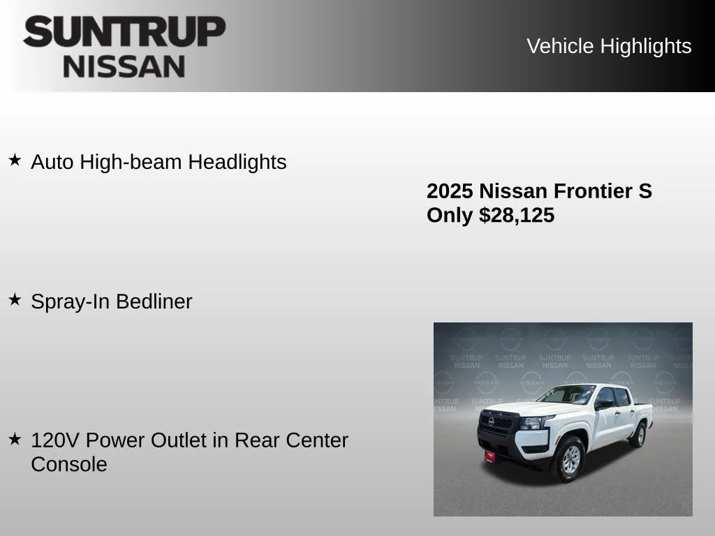 Used 2025 White Nissan S image 16