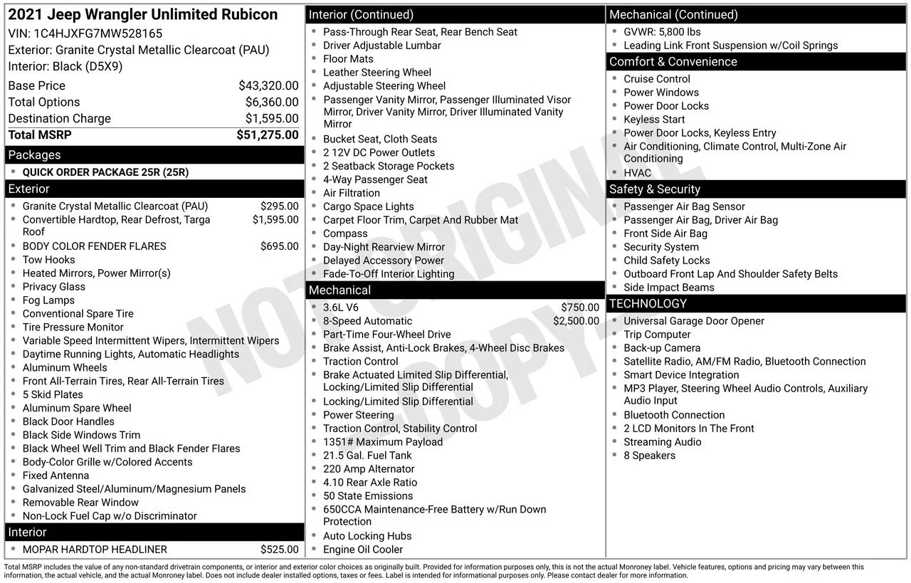 Used 2021 Gray Jeep Unlimited Rubicon image 43