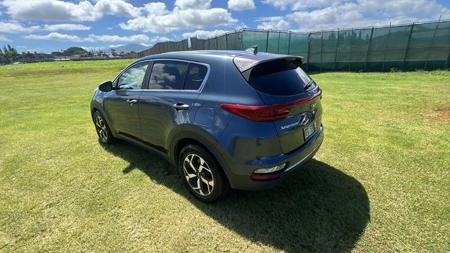 Used 2020 Blue Kia LX image 3