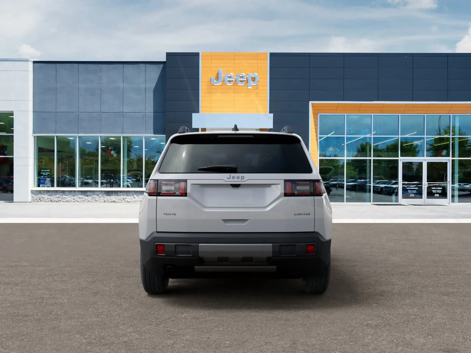 New 2026 Bright White Clear-Coat Exterior Paint Jeep Limited image 7