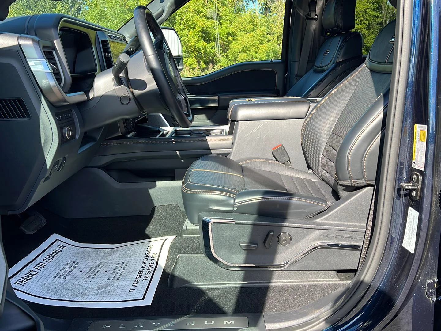 Used 2024 Antimatter Blue Ford Platinum image 4