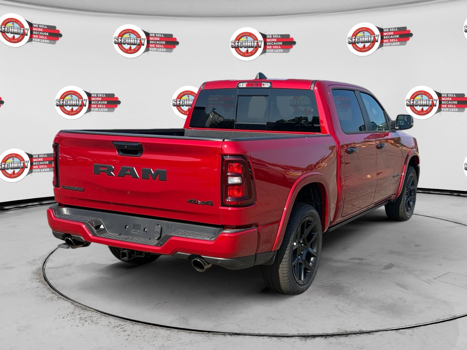 New 2026 Molten Red Pearl-Coat Exterior Paint RAM Laramie image 5