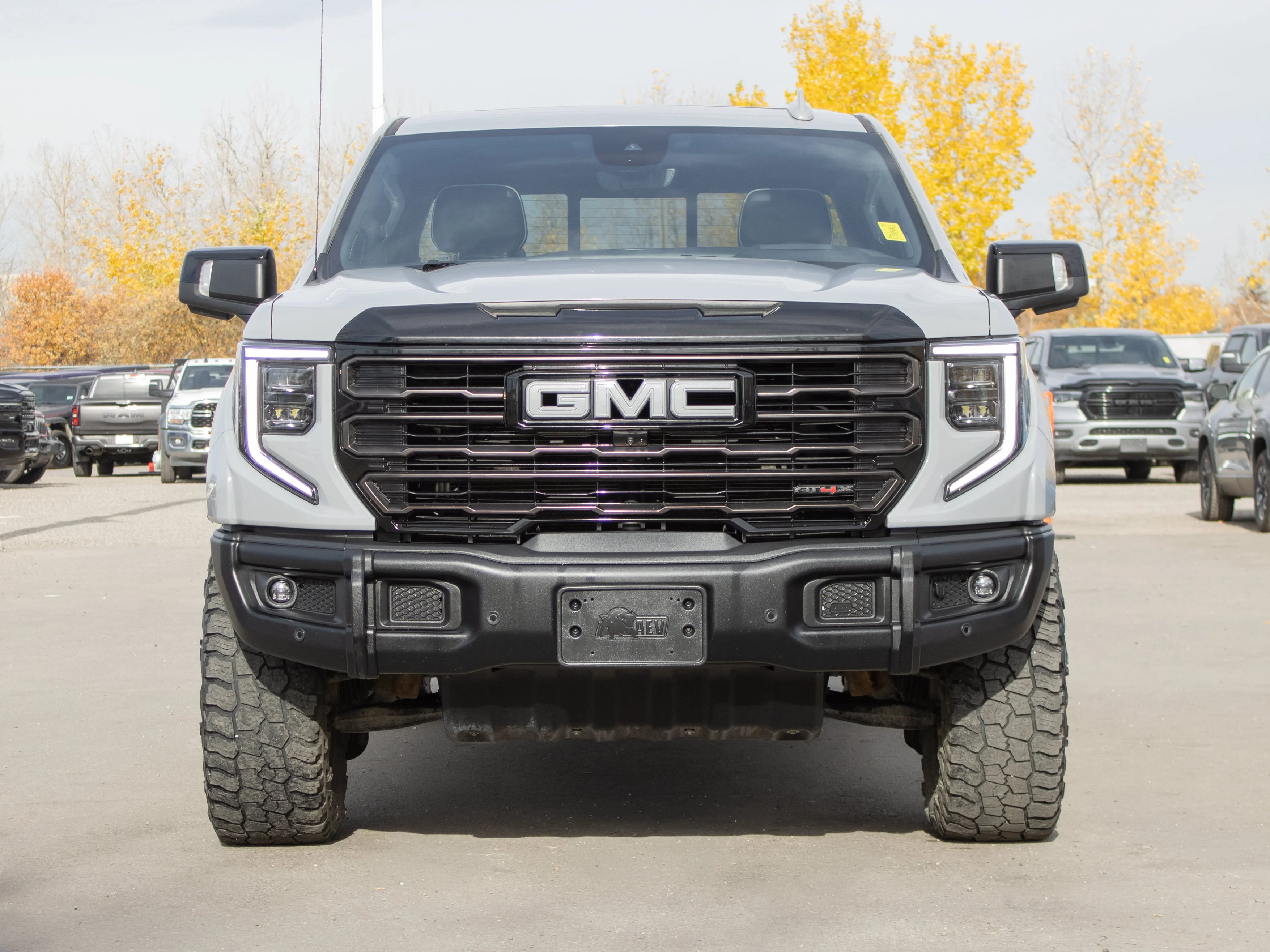 Used 2024 Grey GMC AT4X* Crew Cab 4x4, Duramax, AEV Front Bumper, Multimatic Suspension, Kicker Audio System image 9
