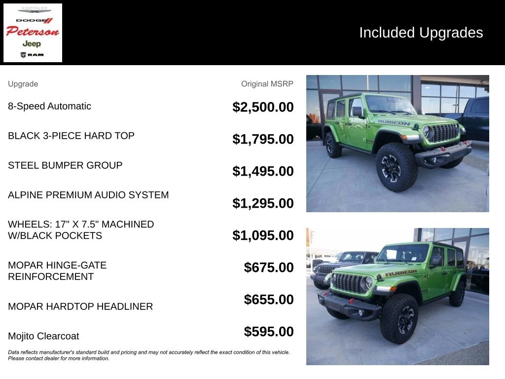 New 2025 Green Jeep Rubicon image 13