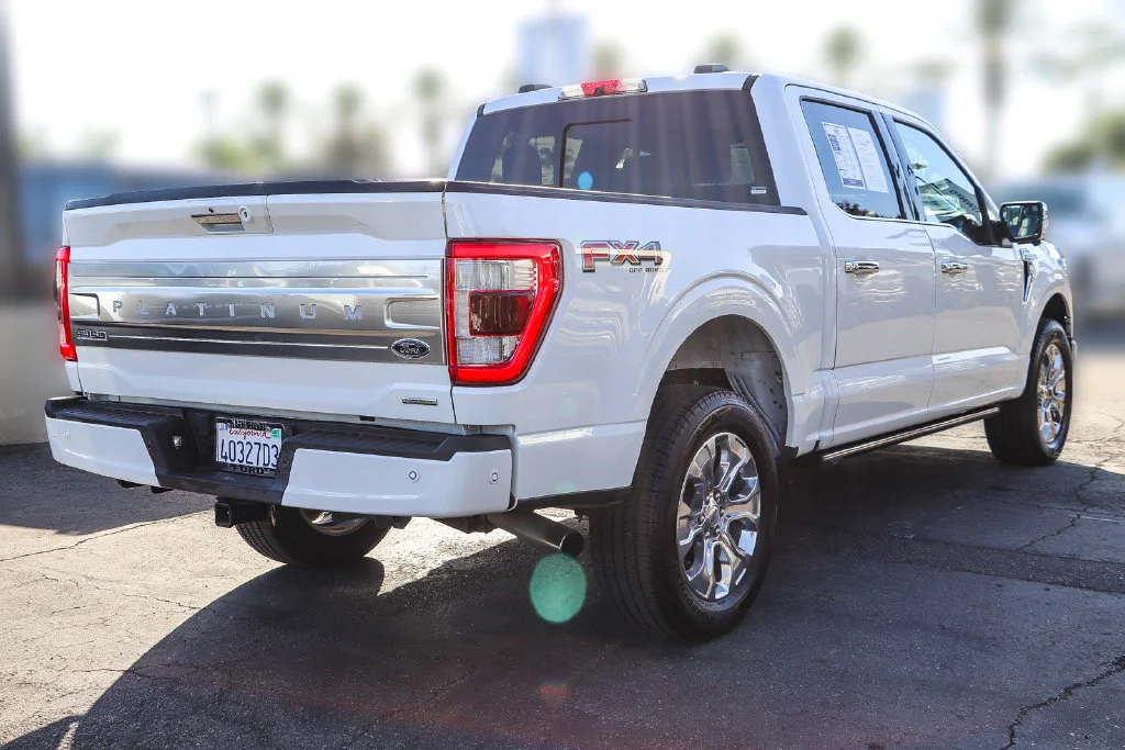 Certified Used 2021 White Ford Platinum image 9
