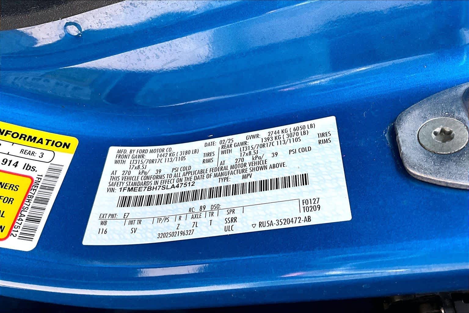 Used 2025 Velocity Blue Metallic Ford Big Bend image 34