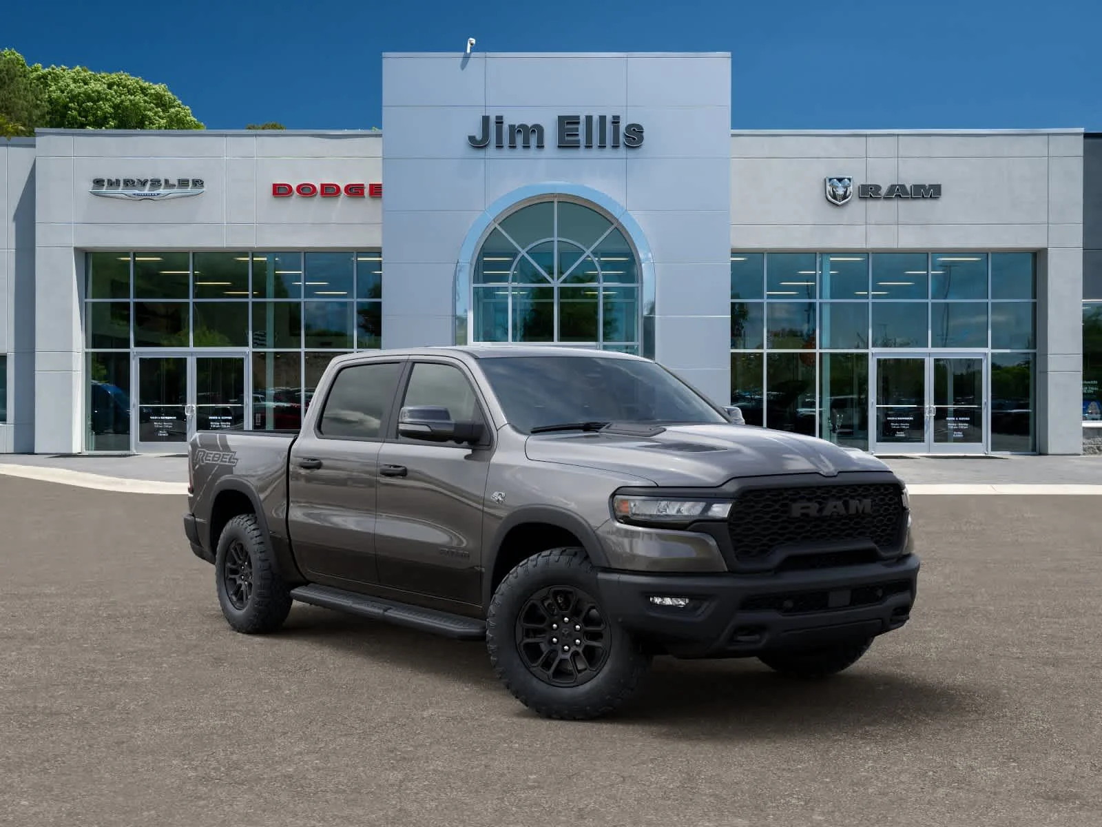 New 2026 Granite Crystal Metallic Clear-Coat Exterior Paint RAM Rebel image 5