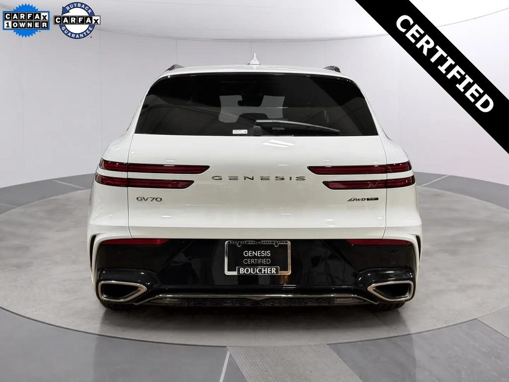 Certified Used 2026 White Genesis 3.5T Sport Prestige image 4
