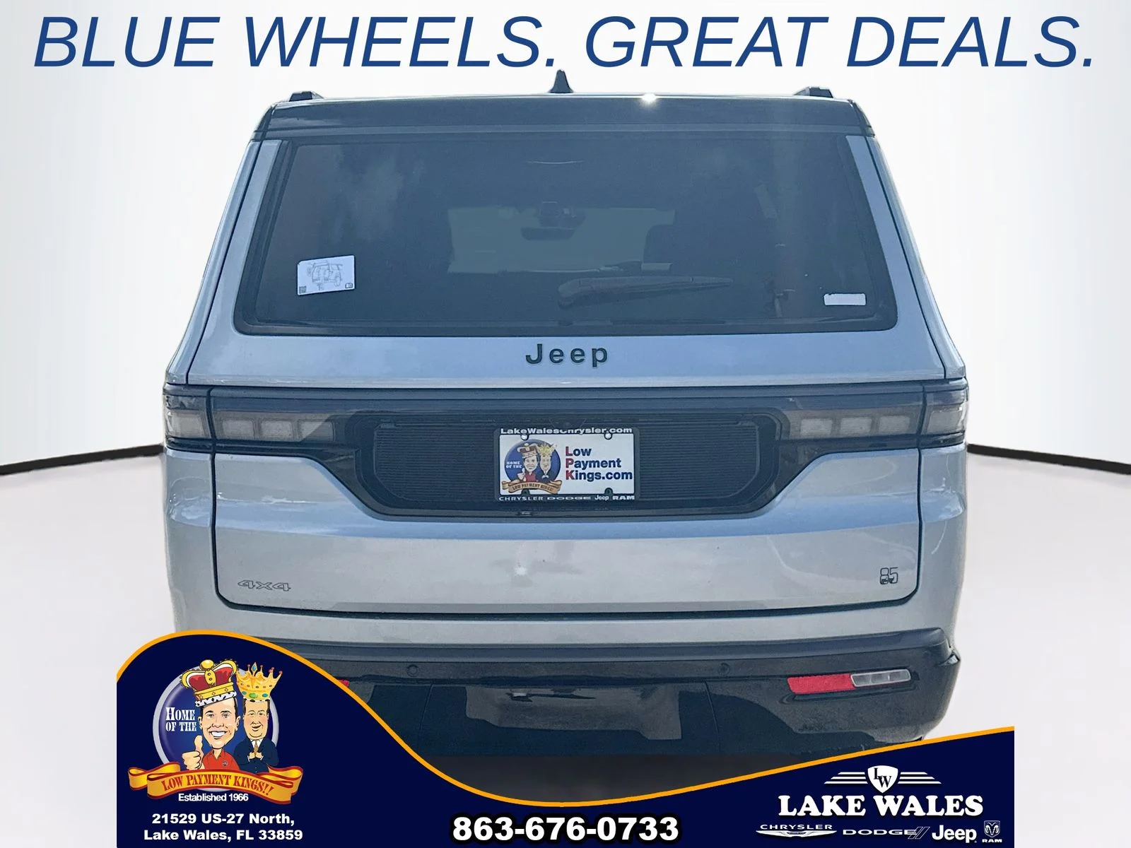 New 2026 Silver-Zynith Exterior Paint Jeep Grand Wagoneer image 5