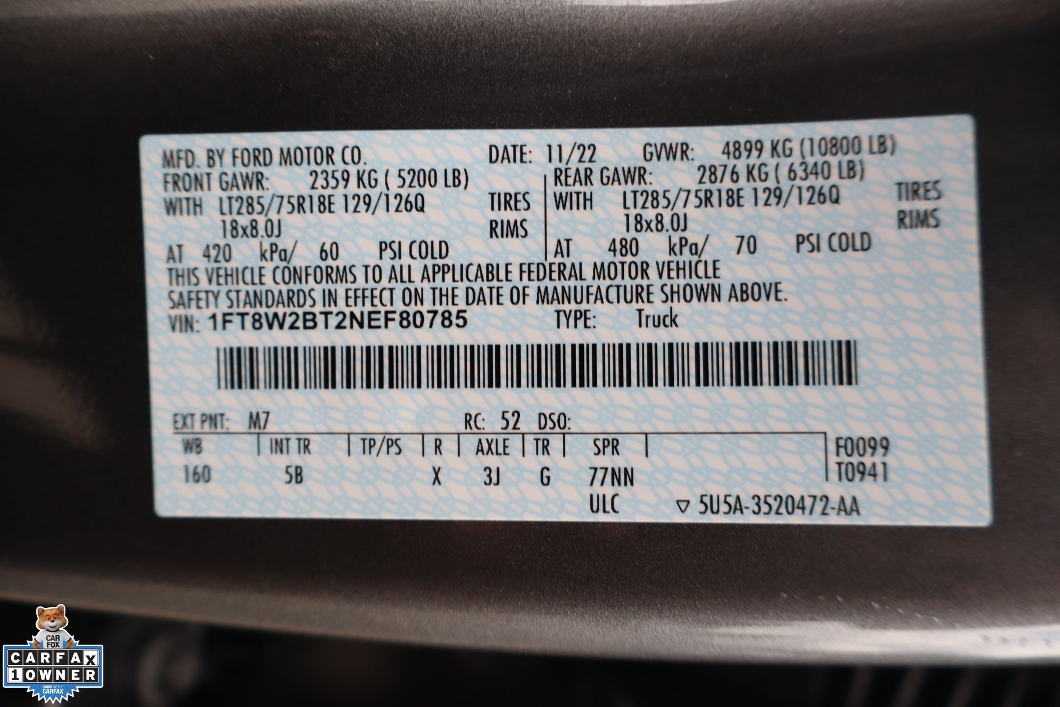 Used 2022 Gray Ford Lariat image 32