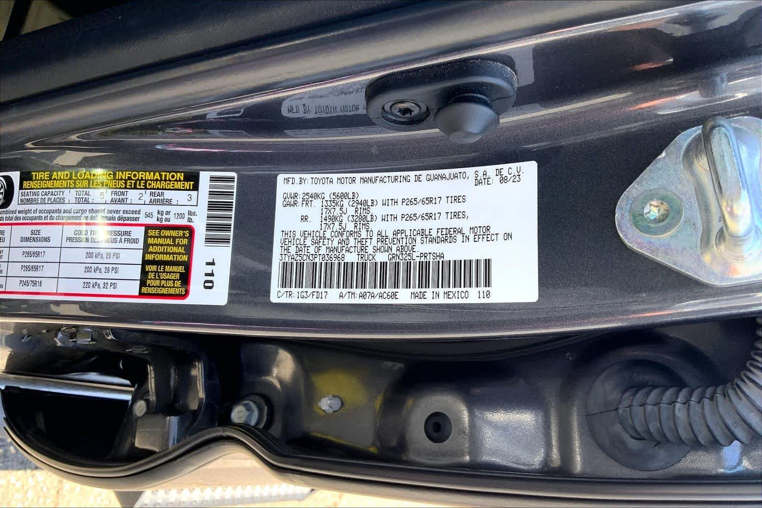 Certified Used 2023 Magnetic Gray Metallic Toyota TRD Sport image 34