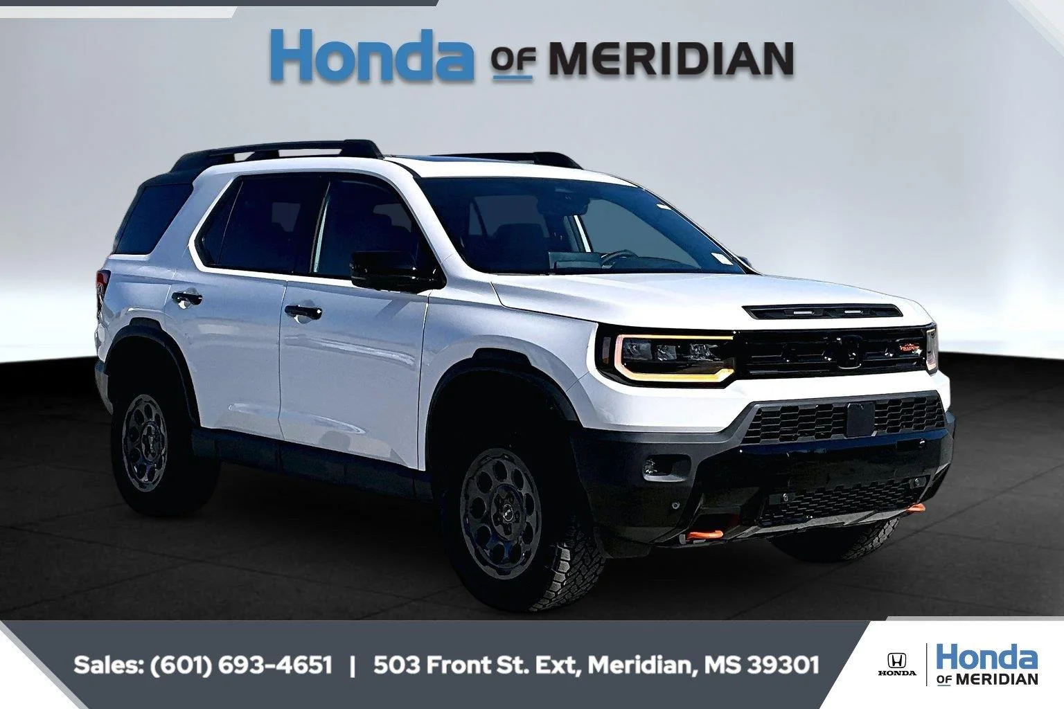 New 2027 Platinum White Pearl Honda TrailSport Elite Blackout image 1
