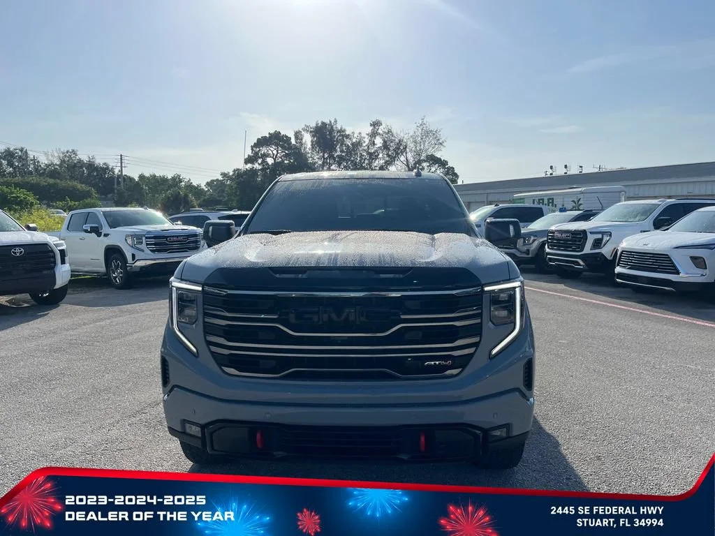 Used 2025 Thunderstorm Gray GMC AT4 image 2