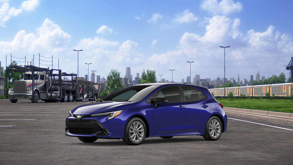 New 2026 Blue Crush Metallic Toyota SE image 2