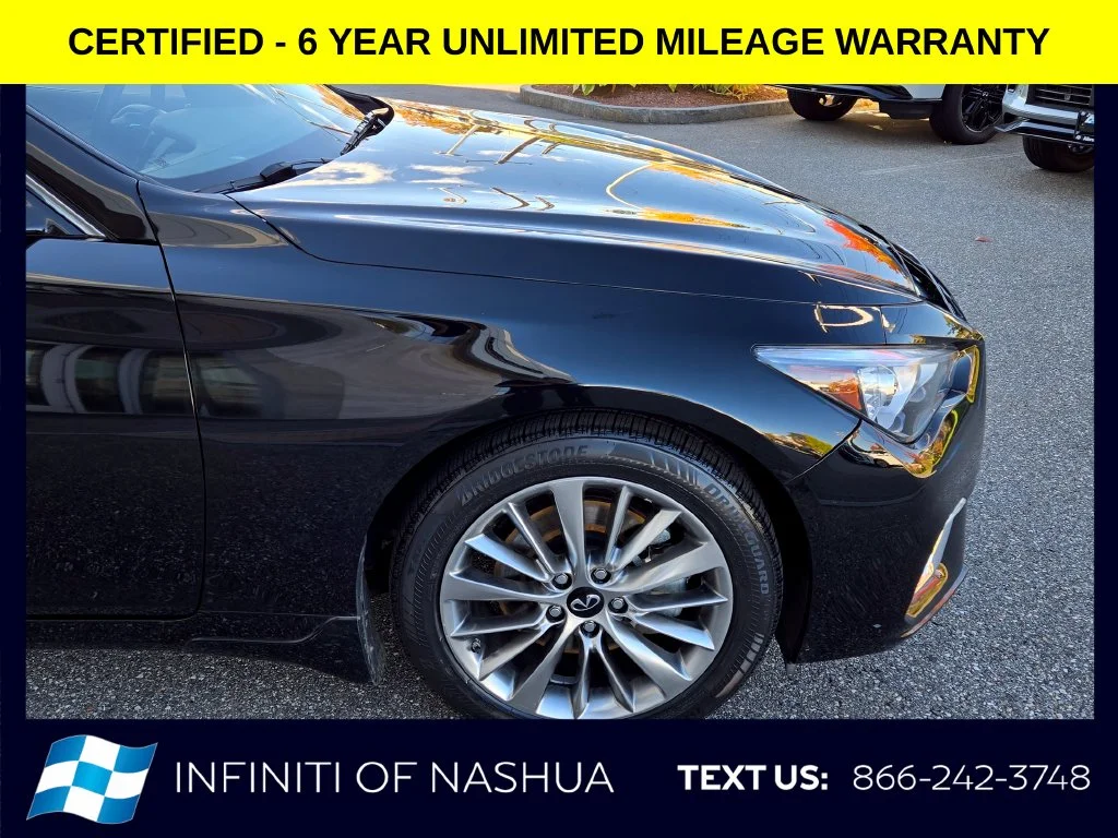 Certified Used 2024 Black INFINITI LUXE image 14