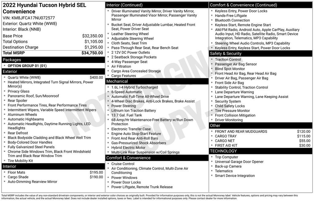 Used 2022 Gray Hyundai SEL Convenience image 6
