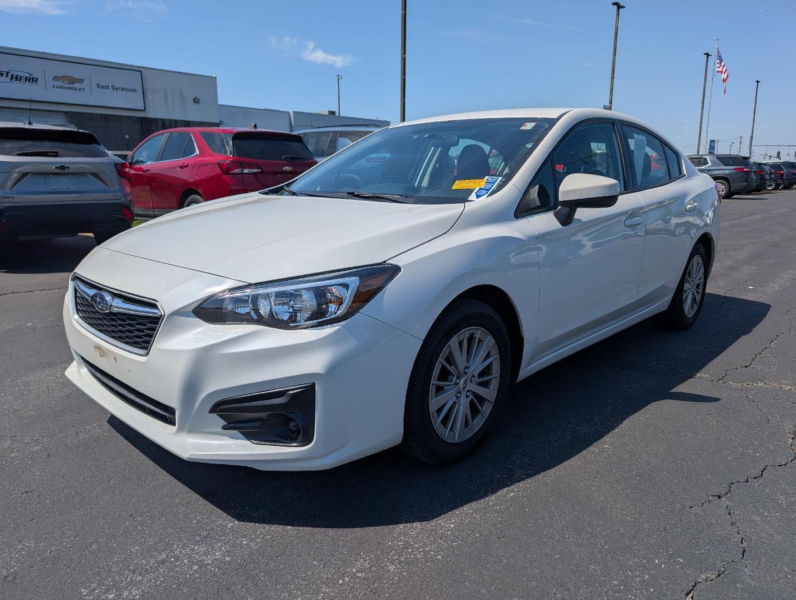 Used 2017 Crystal White Pearl Subaru Premium image 4