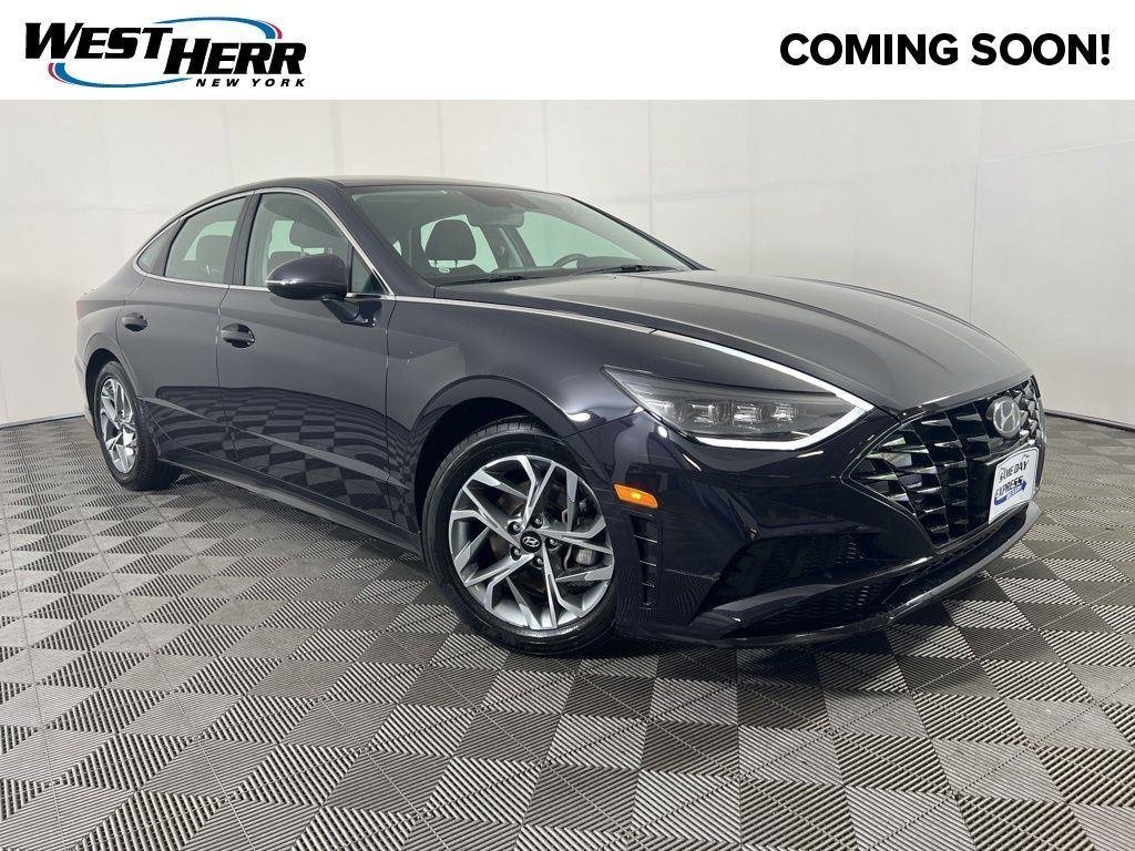 Used 2023 Carbon Blue Hyundai SEL image 1