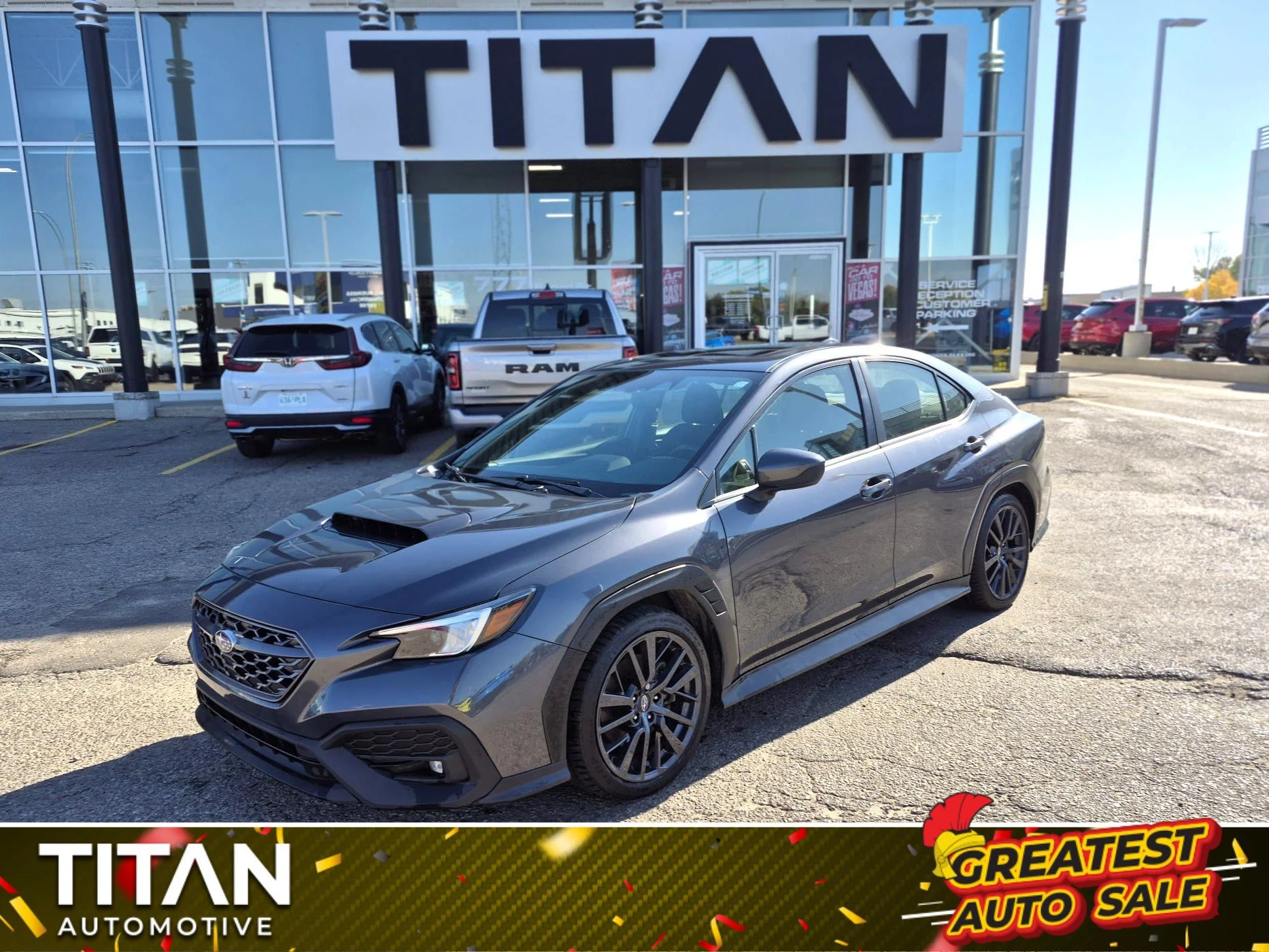 Certified Used 2024 Magnetite Grey Metallic Subaru Sport AWD*271HP!! | 6spd Manual | Magnetite Grey | Htd Seats | Sunroof | CarPlay | Adaptive Cruise image 1