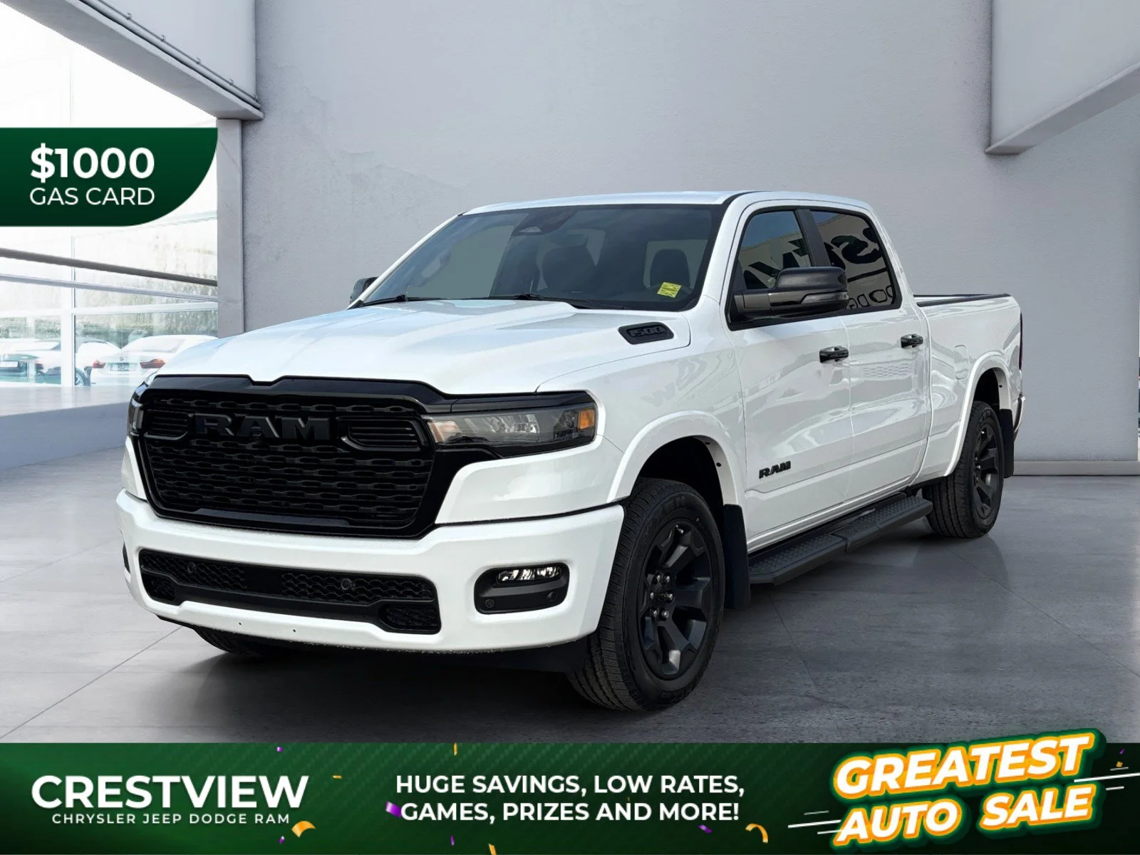 New 2027 Bright White Ram Big Horn image 1