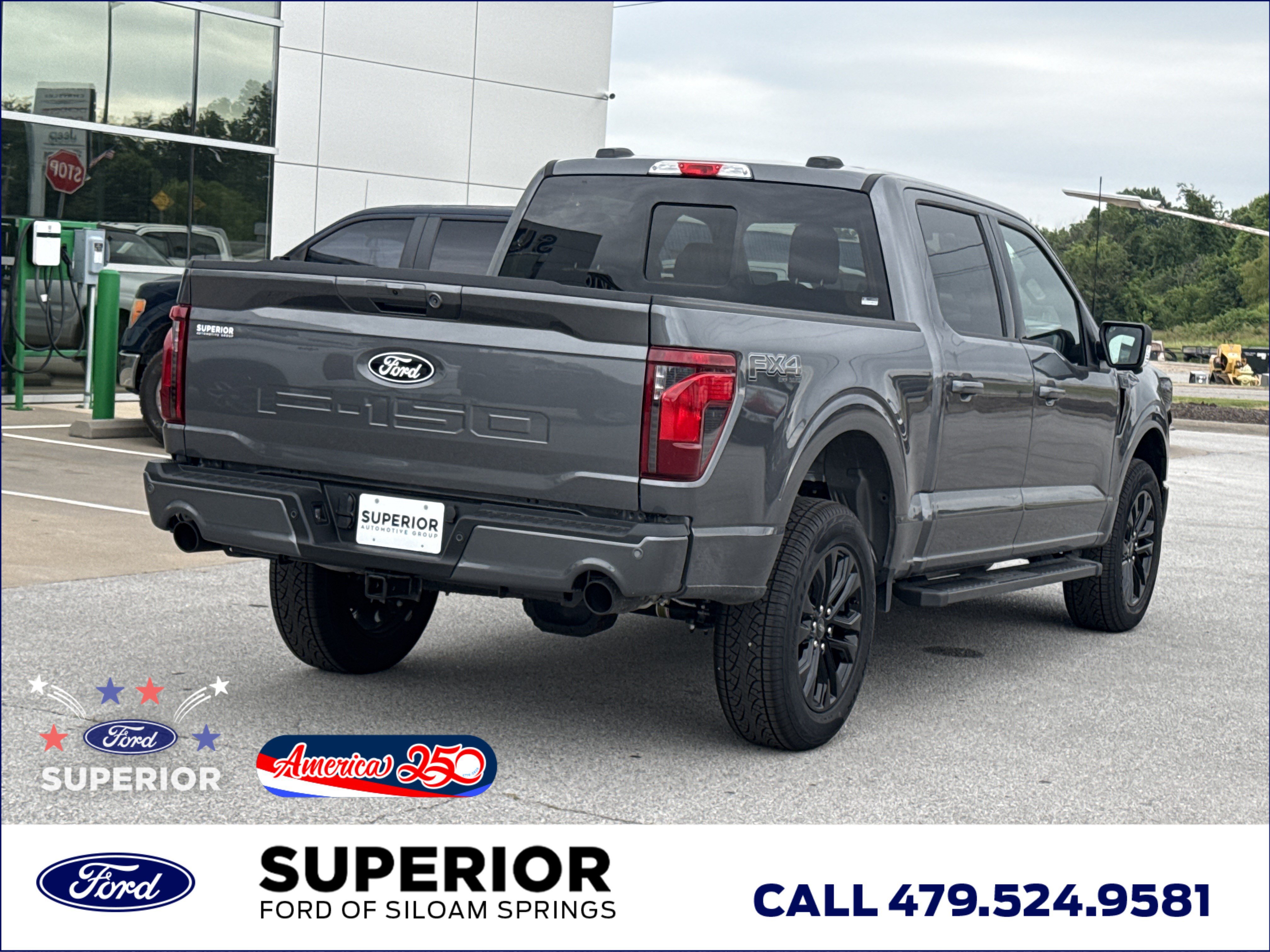 New 2026 Carbonized Gray Metallic Ford XLT 4WD image 3