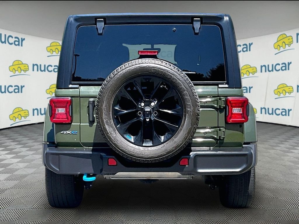 Used 2023 Green Jeep Sahara 4xe image 5