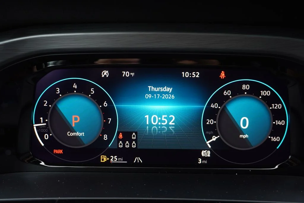 New 2026 Black Volkswagen SE w/Technology image 25