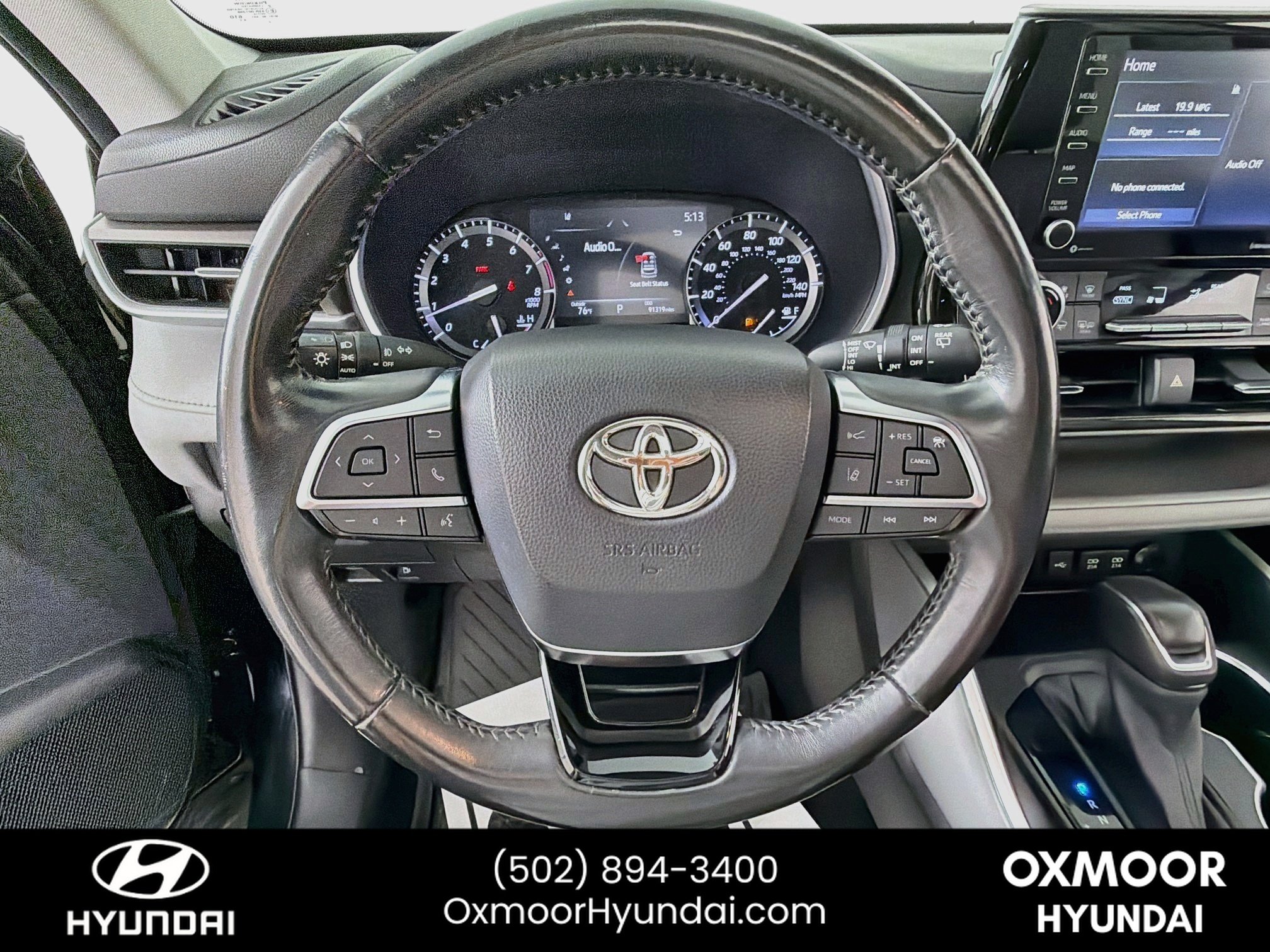 Used 2021 Midnight Black Metallic Toyota XLE image 11