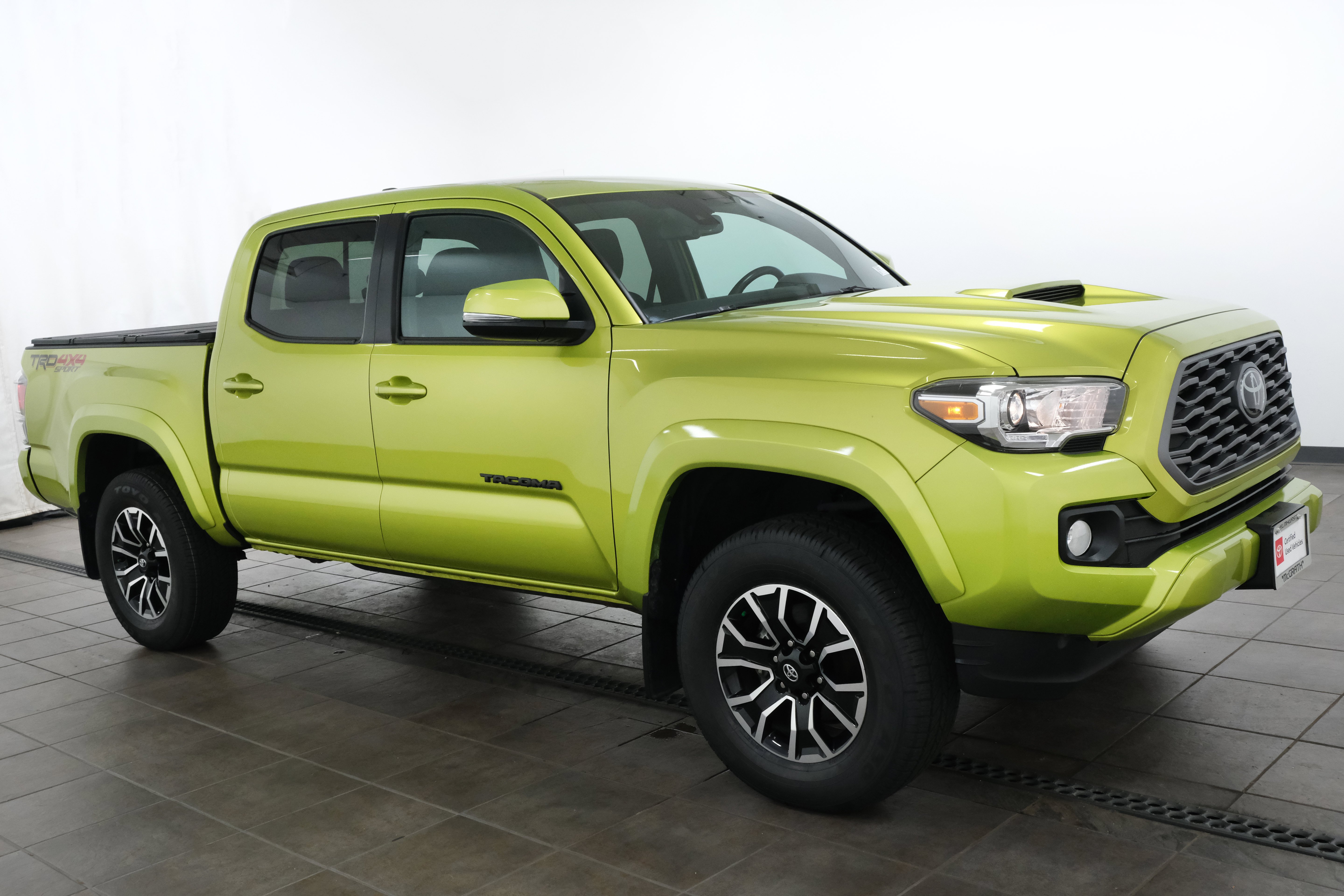 Certified Used 2023 Electric Lime Toyota TRD Sport 4D Double Cab image 8