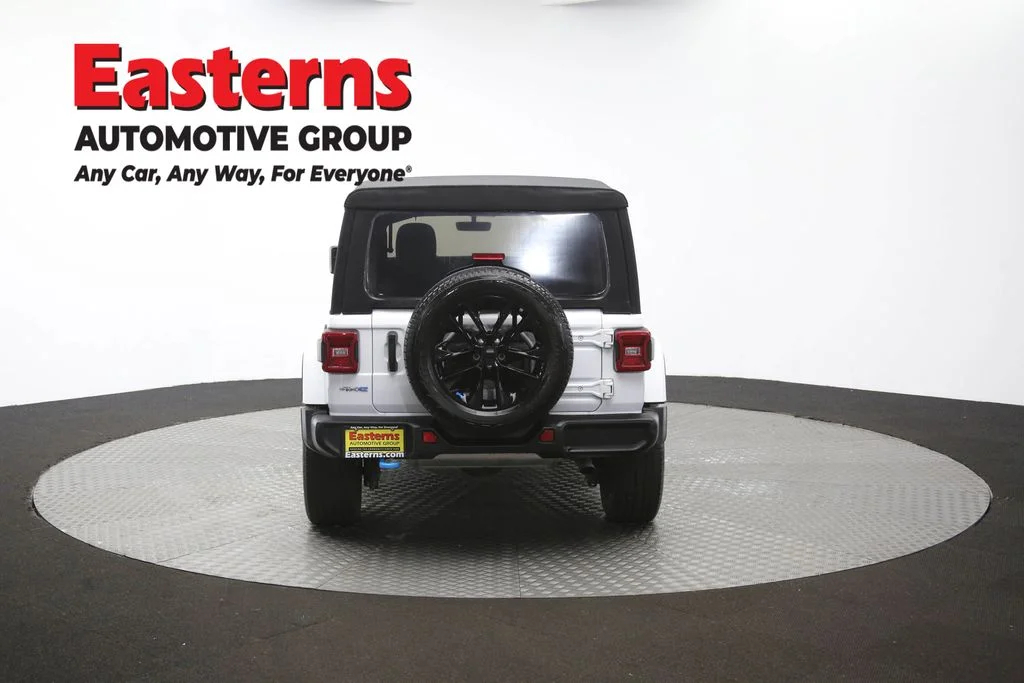 Used 2022 White Jeep Unlimited Sahara 4xe image 37