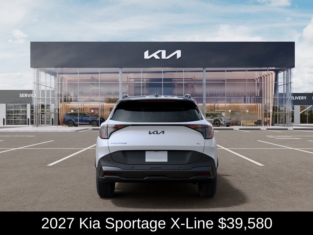 New 2027 Glacial White Pearl / Black Ro Kia X-Line image 6