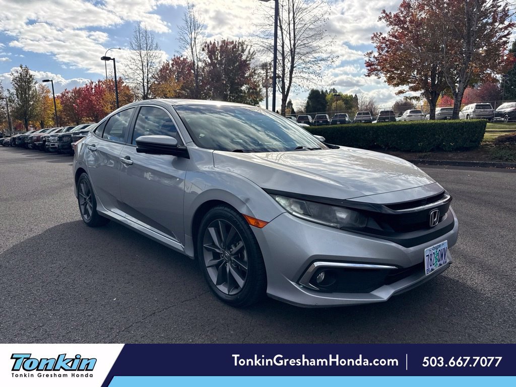 Used 2020 Lunar Silver Metallic Honda EX image 1