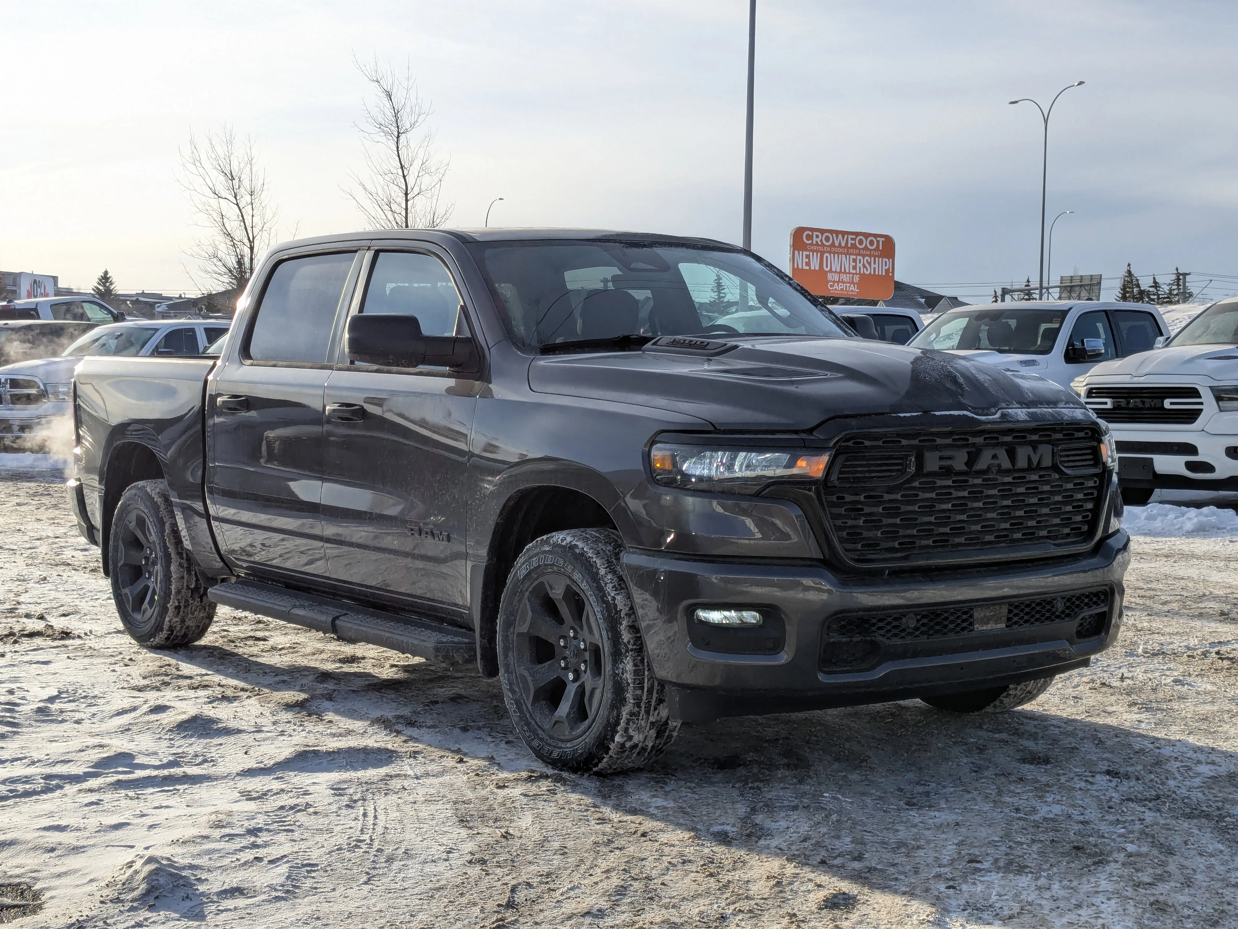 New 2026 Grey RAM Express - - Hurricane Turbo - Sport Hood - Black Side Steps - Remote Start & tons more! image 2
