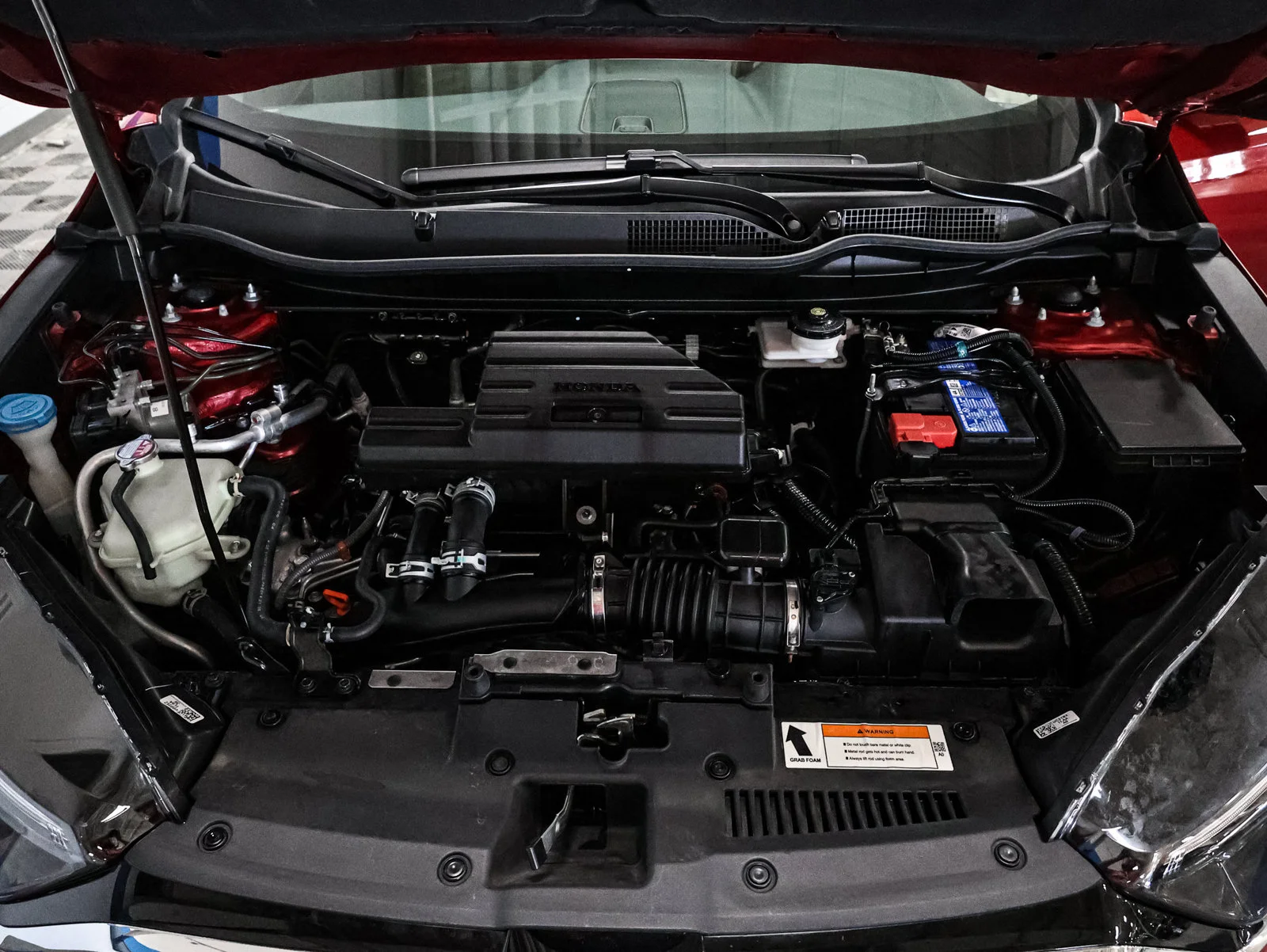Certified Used 2022 Radiant Red Metallic Honda AWD EX image 16