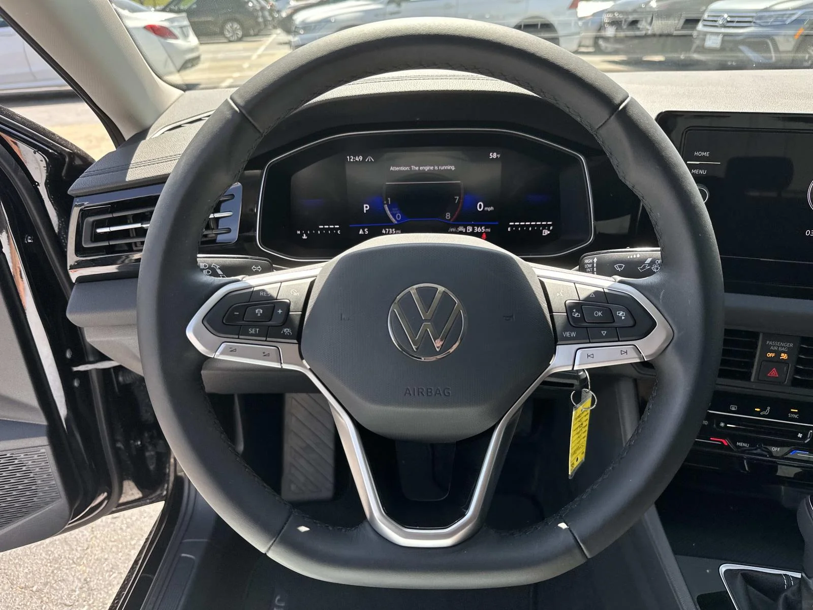 Used 2025 Deep Black Pearl Volkswagen S image 13